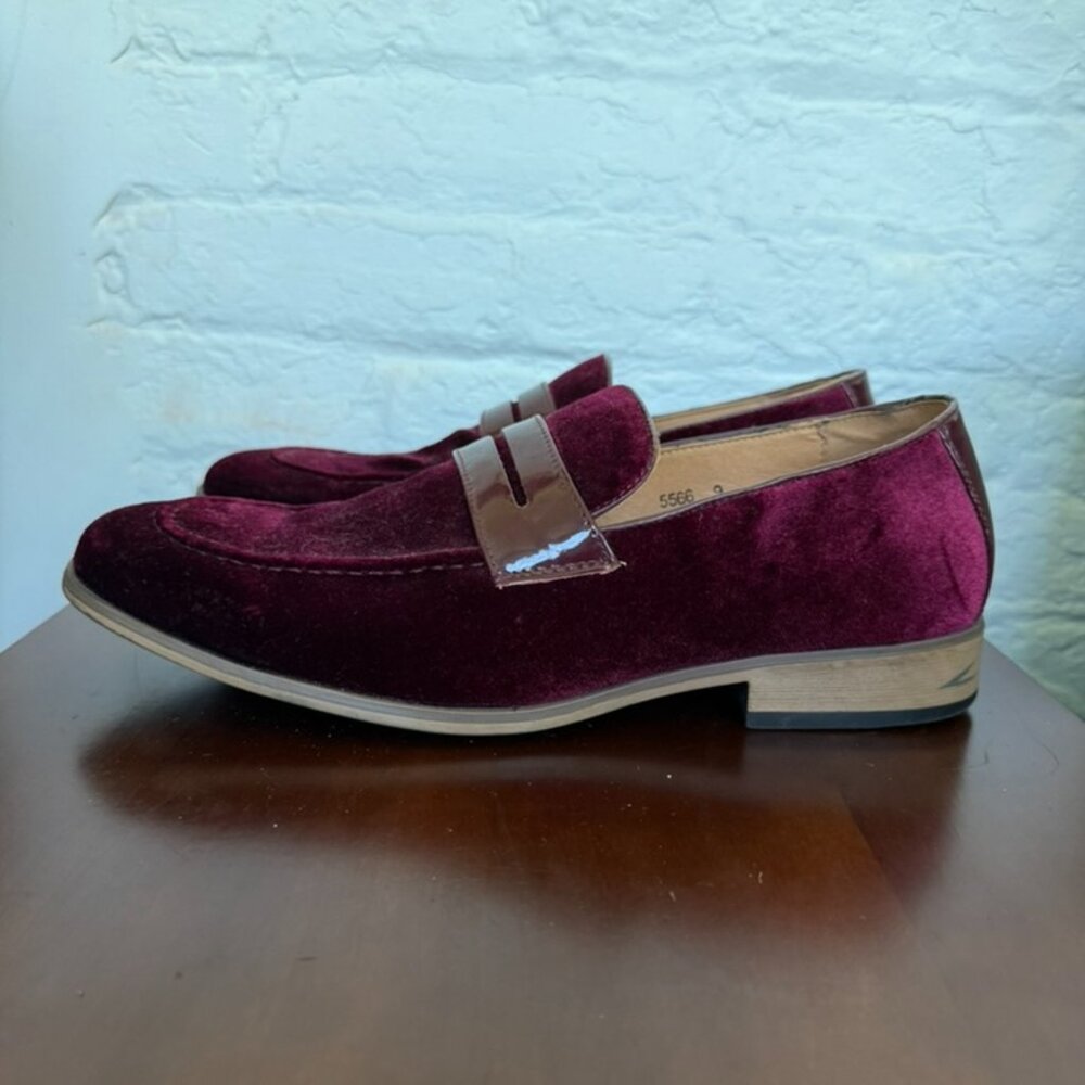 Romario Red/ Maroon Loafers